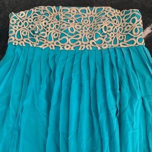 Jillie Dress Chiffon - Blue